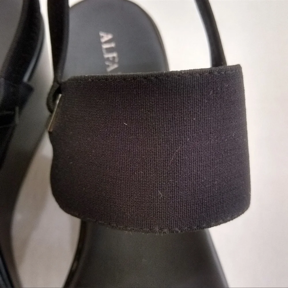 Alfani Black Platform Sandal Maybell Casual New Women’s Size 10
